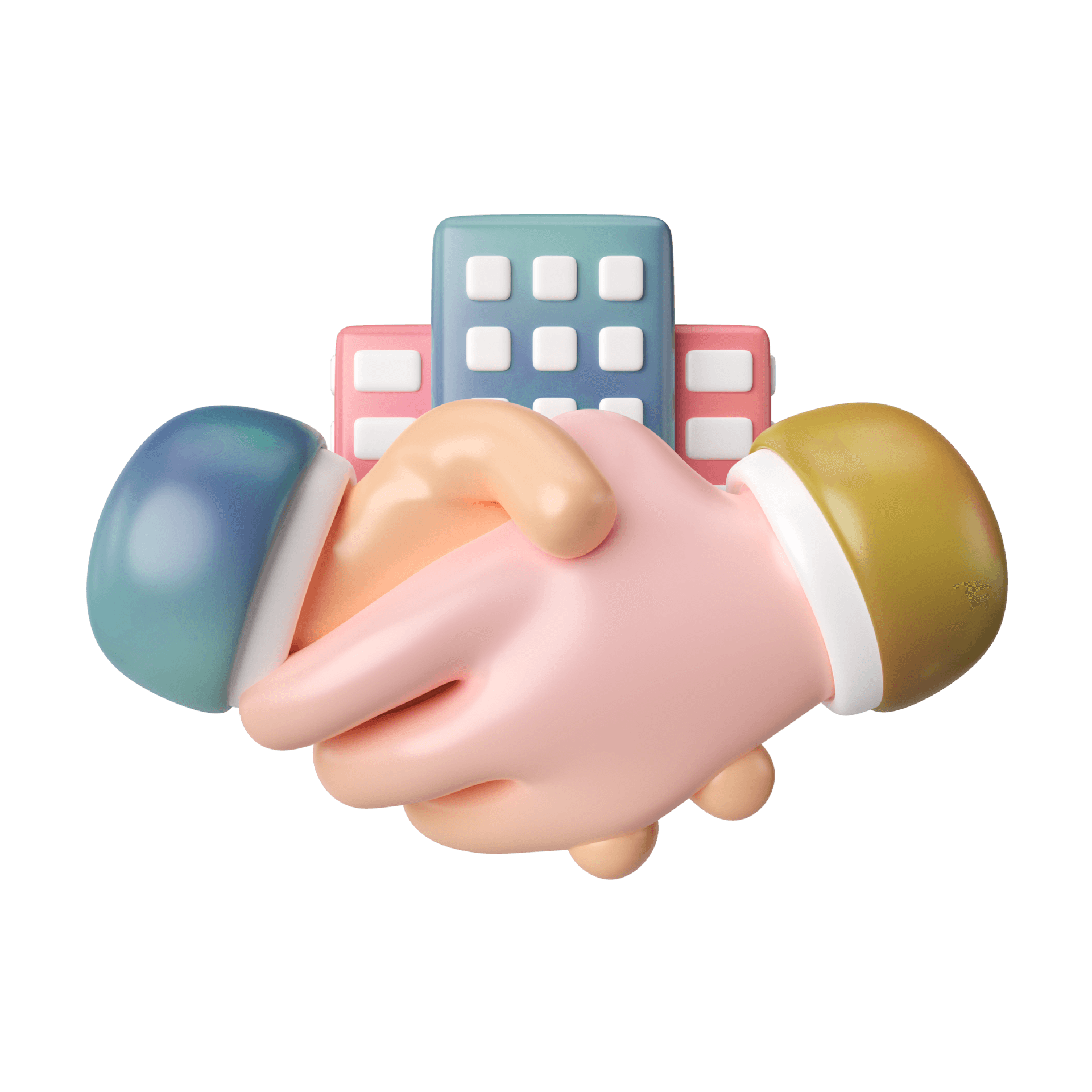 Company handshake